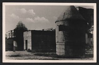 1933-1945 'Hitler's Bunker' Nazi Propaganda Postcard