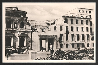 1933-1945 'Berlin - Reich Chancellery' Nazi Propaganda Postcard