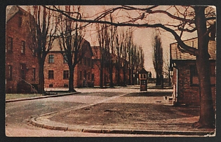 1940 'Small Town' Fieldpost Nazi Propaganda Postcard