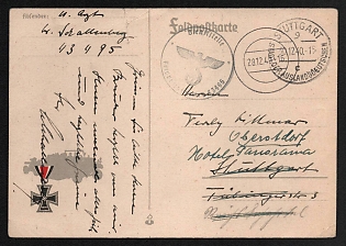 1940 'Military Postcard' Fieldpost Nazi Propaganda Postcard