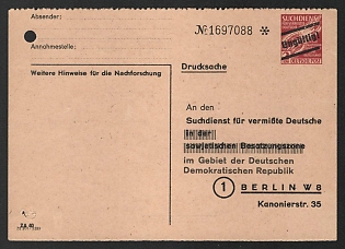 1933-1945 'Further Information for Research' Nazi Propaganda Postcard
