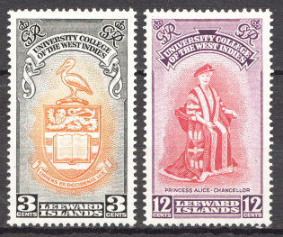 1951 Leeward Islands British Empire (Full Set)
