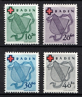 1949 Baden, French Zone of Occupation, Germany (Full Set)