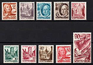 1948-49 Wurttemberg-Hohenzollen, French Zone of Occupation, Germany (Full Set)