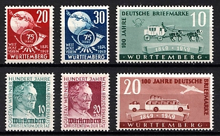 1949 Wurttemberg-Hohenzollen, French Zone of Occupation, Germany (Full Sets)