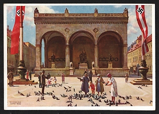 1933-1945 'After an Original Painting by Richard Wagner' Nazi Propaganda Postcard