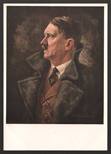 1933-1945 'Adolf Hitler' Adolf Hitler Nazi Propaganda Postcard
