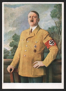 1933-1945 'Adolf Hitler' Adolf Hitler Nazi Propaganda Postcard