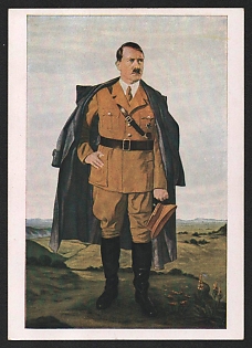 1942 'Adolf Hitler' Adolf Hitler Nazi Propaganda Postcard
