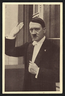 1933-1945 'Adolf Hitler' Adolf Hitler Nazi Propaganda Postcard