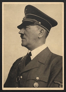 1943 'The Fuhrer Adolf Hitler' Adolf Hitler Nazi Propaganda Postcard