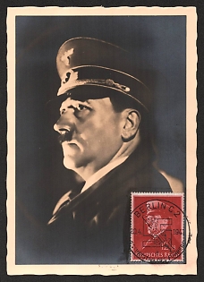 1941 'Adolf Hitler' Adolf Hitler Nazi Propaganda Postcard