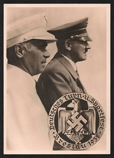 1938 'Adolf Official Commemorative Postcard' Adolf Hitler Nazi Propaganda Postcard