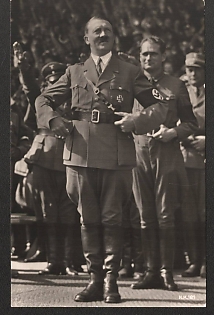1938 'Adolf Hitler' Adolf Hitler Nazi Propaganda Postcard
