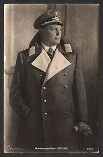 1933-1945 'Prime Minister Goring' Goring Nazi Propaganda Postcard