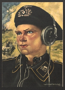 1933-1945 'Von Aister Hauilap' Army Military Person Nazi Propaganda Postcard