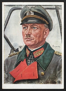 1940 'Our Panzerwaffe. Colonel General Guderian, Creator and Leader of Our Victorious Panzerwaffe' Army Military Person Nazi Propaganda Postcard