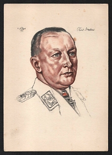 1941 'General of the Air Force Student, Commander of an Air Corps' Army Military Person Nazi Propaganda Postcard