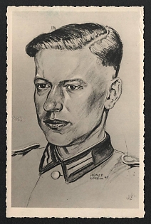 1933-1945 'German Military' Army Military Person Nazi Propaganda Postcard