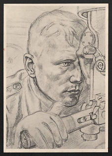 1933-1945 'Our U-boat Weapon. Lieutenant Commander Schuhart, the First to Destroy an English Capital Ship' Army Military Person Nazi Propaganda Postcard