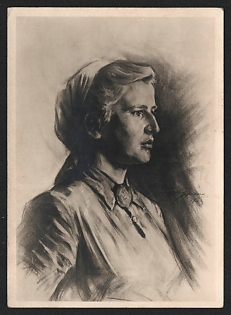 1944 'Honor the Work' Nazi Propaganda Postcard