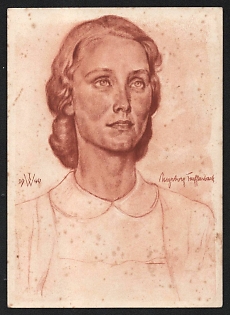 1940 'Ingeborg Teuffenbach, Carinthia, the Poet of the National Socialist Freedom Struggle of the Ostmark' Nazi Propaganda Postcard