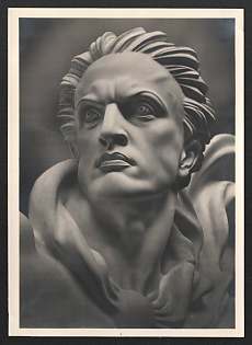 1933-1945 'The Guardian (Head)' Art Nazi Propaganda Postcard