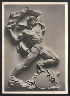 1933-1945 'Retribution' Art Nazi Propaganda Postcard