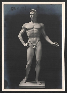 1933-1945 'The Wager' Art Nazi Propaganda Postcard