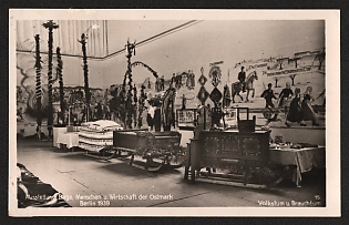 1939 'Exhibition - Mountains, People, and the Economy of the Ostmark, Berlin 1939' Art Nazi Propaganda Postcard
