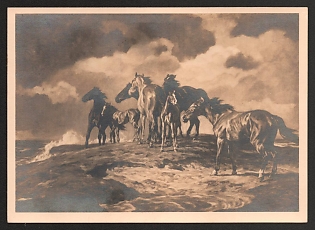 1944 'Munich. House of German Art, Alfred Rolloff' Art Nazi Propaganda Postcard