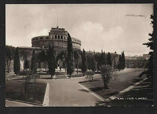 1938 'Rome, Castel S. Angelo' Italy Fascist Nazi Propaganda WWII