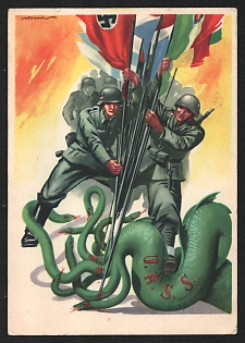 1942 'Military' Italy Fascist Nazi Propaganda WWII