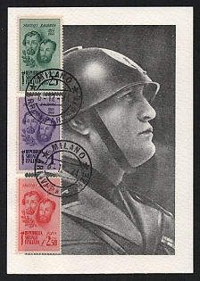 1944 'The Duce' Italy Fascist Nazi Propaganda WWII