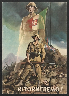 1933-1945 'We Will Return!' Italy Fascist Nazi Propaganda WWII