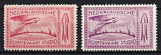 1946 Netherlands, Gerhard Zucker Pioneer Rocket Mail, Vignettes