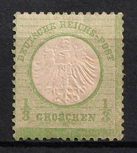 1872 1/3gr German Empire, Small Breast Plate, Germany