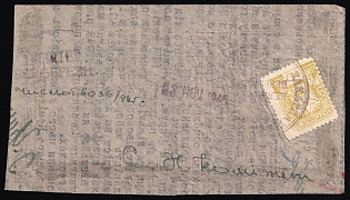 1945 (23 Nov) Carpatho-Ukraine, Postcard from Committee in Velykyi Bereznyi, franked with 10f