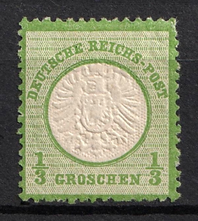 1872 1/3gr German Empire, Large Breast Plate, Germany (Signed)