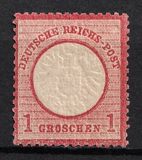 1872 1gr German Empire, Large Breast Plate, Germany