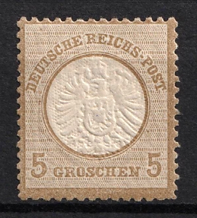 1872 5gr German Empire, Large Breast Plate, Germany
