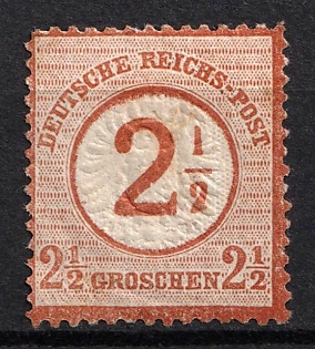 1874 2.5gr German Empire, Germany