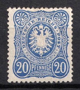 1875-79 20pf German Empire, Germany