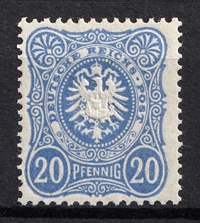1885-86 20pf German Empire, Germany
