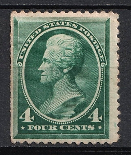 1883 4c Jackson, United States, USA (Blue Green)