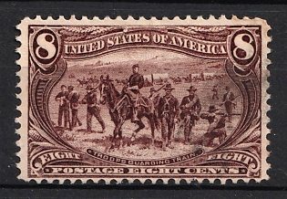 1898 8c Trans-Mississippi Exposition Issue, United States, USA (Violet Brown)