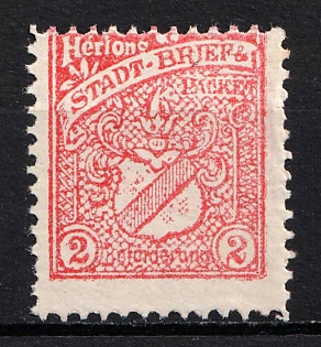 1896 Augsburg, Germany Local Post, Private City Mail