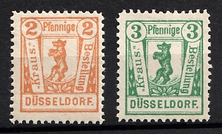 1898 Dusseldorf, Germany Local Post, Private City Mail