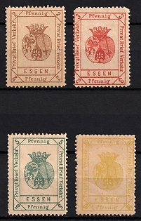 1888 Essen, Germany Local Post, Private City Mail