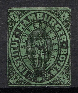 1862 Hamburg, Germany Local Post, Private City Mail (Variety of Color)